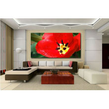 High Resolution canvas printing modern flower picture